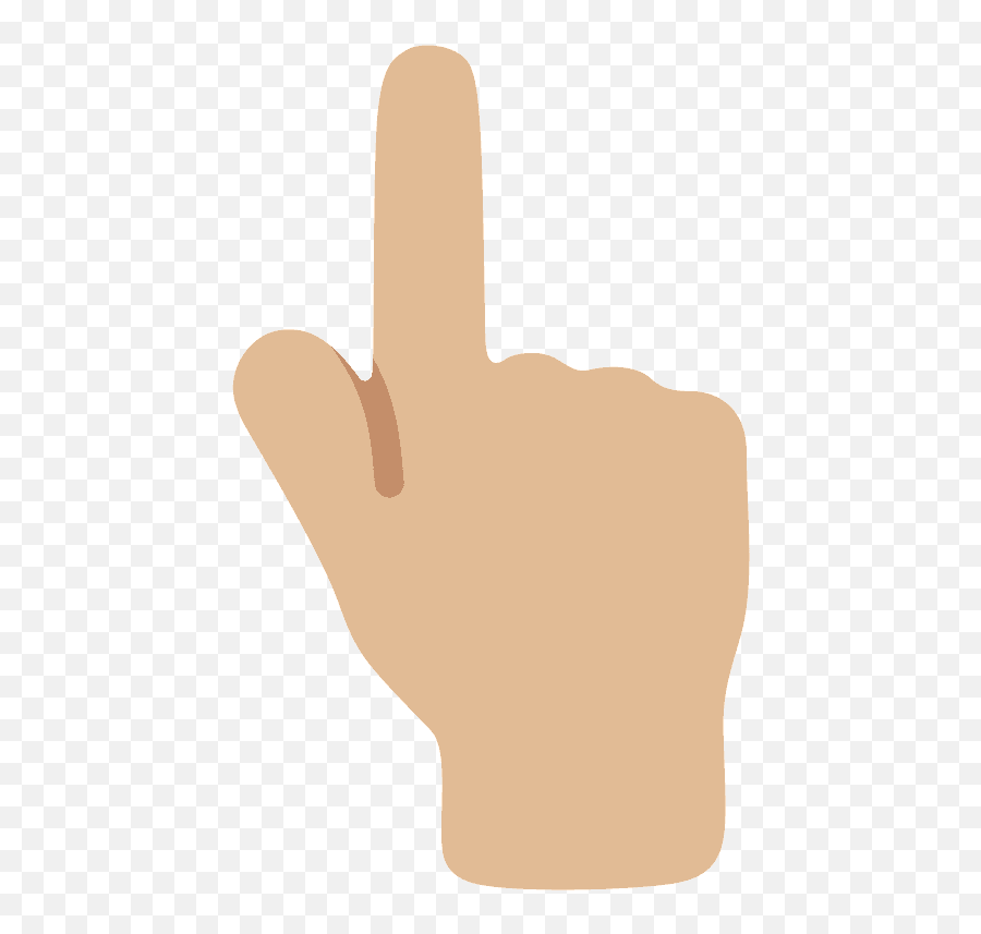 Backhand Index Pointing Up Emoji Clipart Free Download,Swipe Finger Emoji