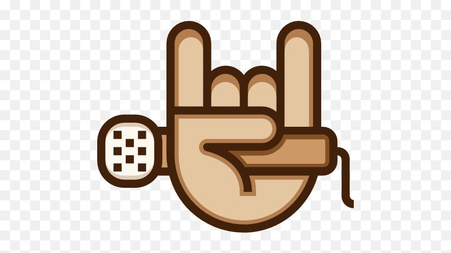 Rock - Free Gestures Icons Emoji,Horned Hand Emoji