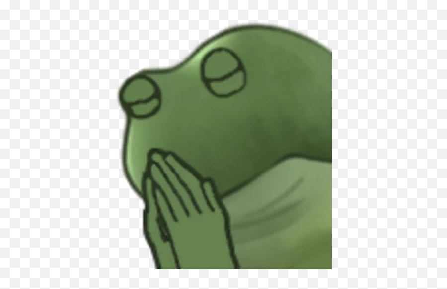 Worry - Sticker Set For Telegram And Whatsapp Emoji,Worry Emoji Frog