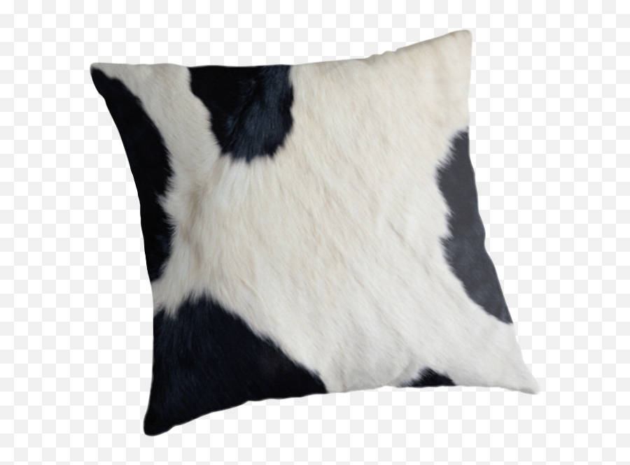 Pillow Cowhide Sticker - Furniture Style Emoji,Cow Emoji Pillow
