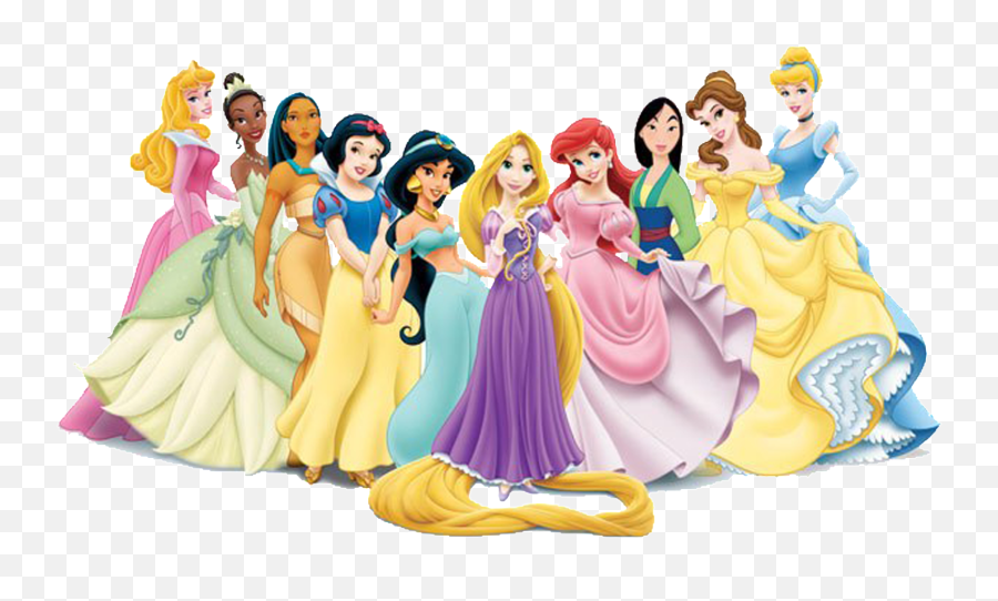 Disney Princess Tiana Rapunzel Ariel Belle - Disney Princess Transparent Disney Princess No Background Emoji,Disney Movie Emoji Game