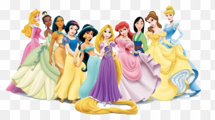 Disney Princess Tiana Rapunzel Ariel Belle - Disney Princess Transparent Disney Princess No Background Emoji,Disney Movie Emoji Game