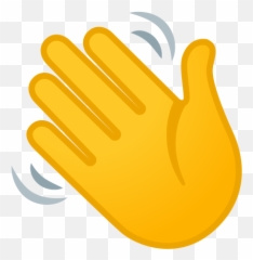 Waving Hand Emoji - Waving Hand,Android Wave Emoji