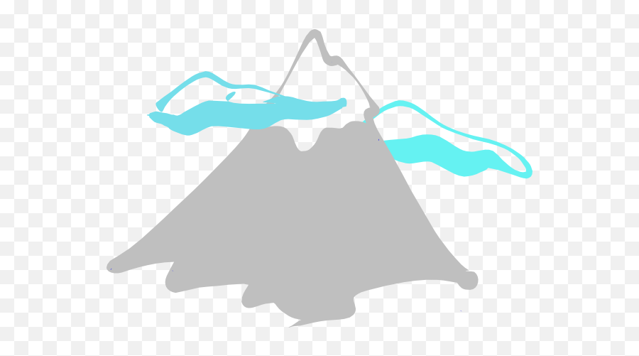 Mountain Clipart Mountain Peak Logo Clip Art At Vector - Mountain Clip Art Emoji,Mountain Emoji Transparent
