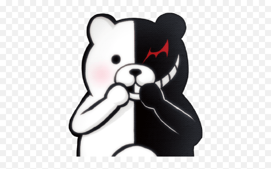 Monokuma - Monokuma Sprites Emoji,Monokuma Emoticon