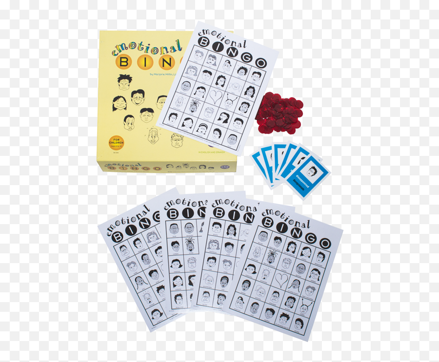 Spanish Language Games Childtherapytoys - Feelings Bingo Emoitanl Emoji,Spanish Emotions