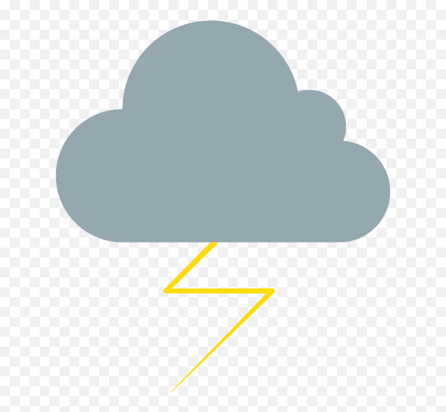 Cloud With Lightning Emoji Clipart - Crossroads Kitchen,Lightning Emojis