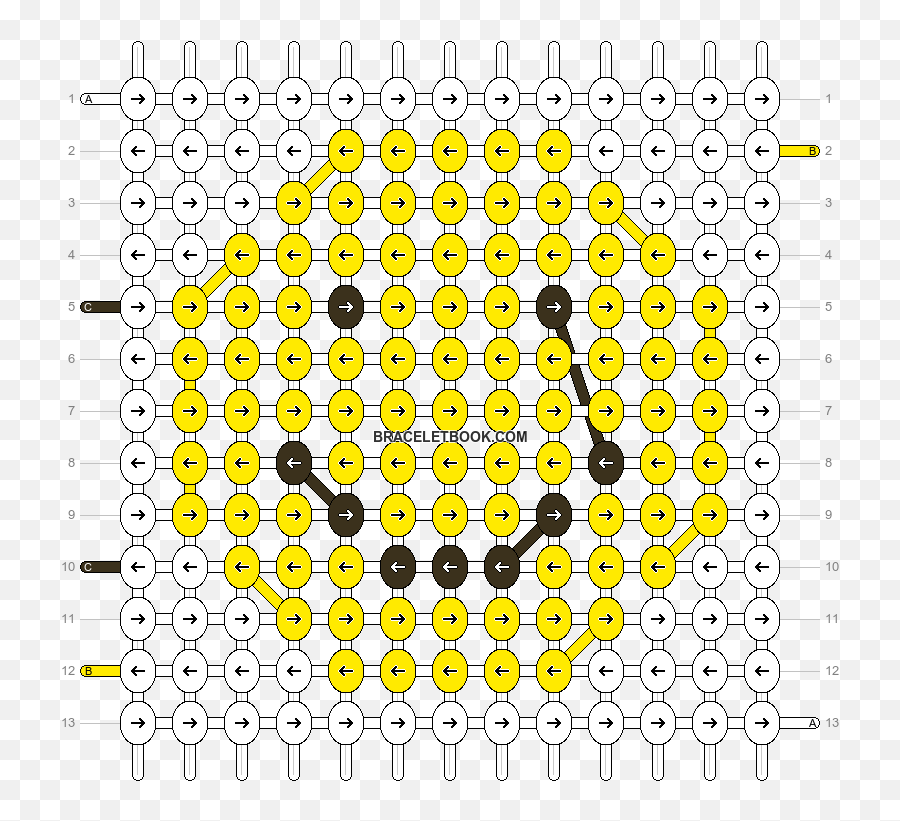 Alpha Pattern 61442 Braceletbook - Vertical Emoji,Emoji Crochet Patterns