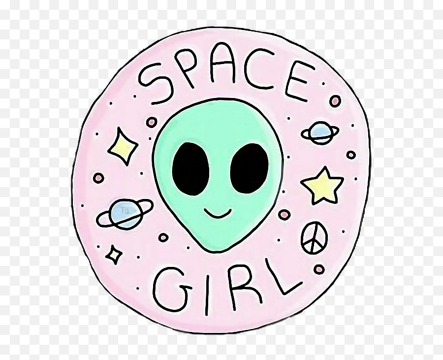 Alien Tumblr Tumblroutlines Sticker - Overlay Tumblr Png Stickers Emoji,Alien Emoji Outline