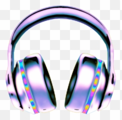 Headphones Emoji Trippy Sticker - Transparent Neon Headphones Png,Trippy Emoji