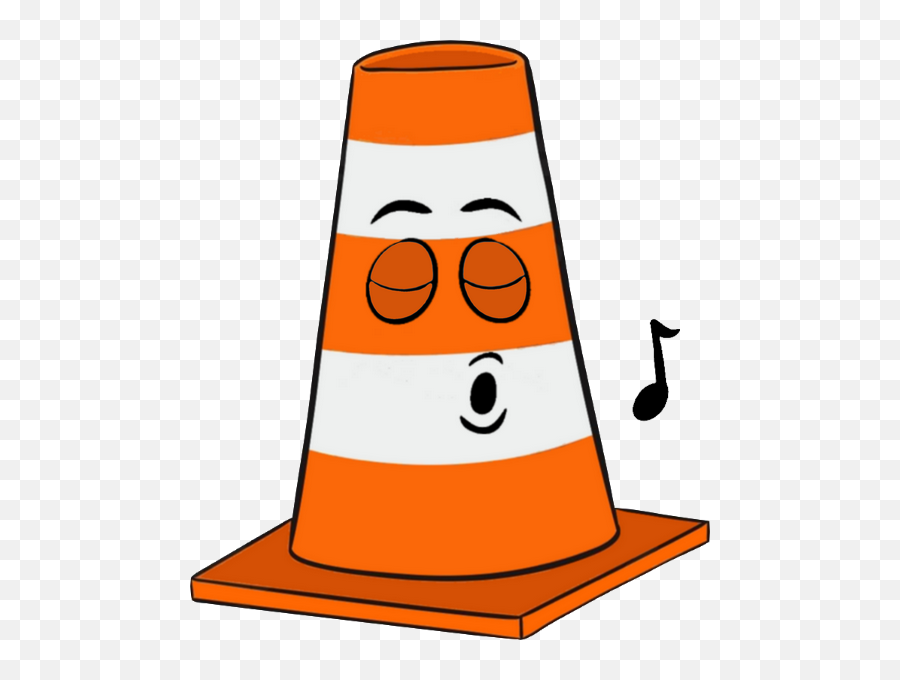 Bw - Cône De Chantier Orange Et Blanc Siffle Smiley Emoji,Cone Emoji