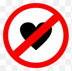 Heartbreak Emoji Png - No Love Text Png,Heartbreak Emoji