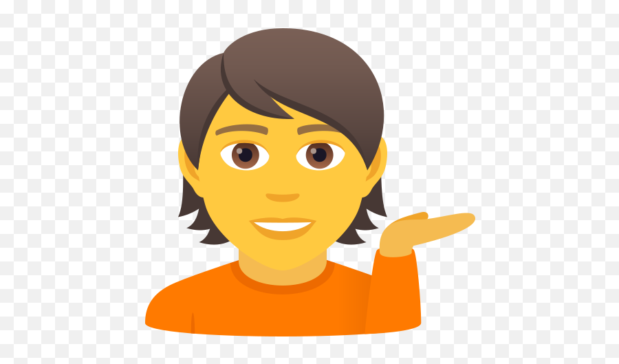 Emoji Person Tipping To Copy Paste Wprock - Person Standing Gif,Emojis Man Png