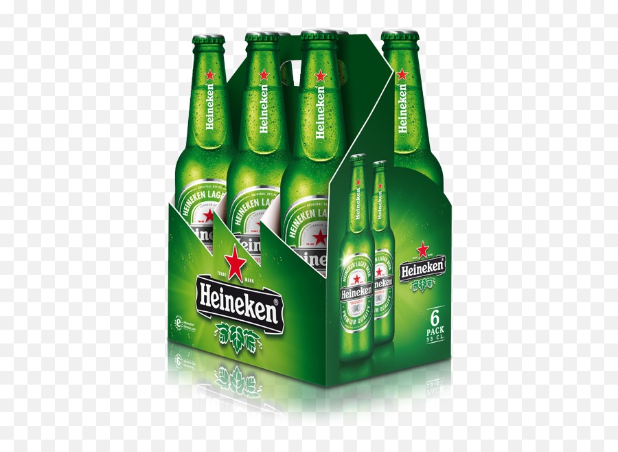 Six Pack Beer Heineken - Beer Six Pack Png Emoji,Bottle Emotions