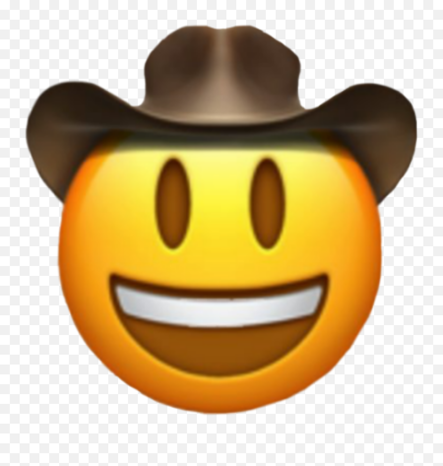 Cowboy Cowboyemoji Emoji Sticker By Howdy Pardner - Cowboy Emoji,Emoji Invitation Template