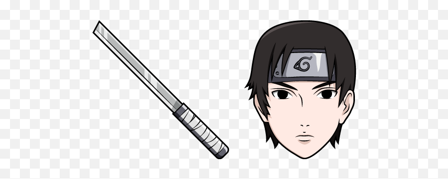 Naruto Sai Yamanaka And Sword Cursor U2013 Custom Cursor - Naruto Cursor Png Pack Tsunade Emoji,Gaara Softer Emotions
