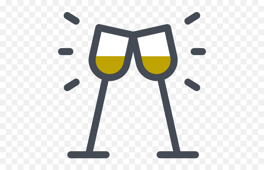 Champagne Icon In Pastel Style - Wine Glass Emoji,Two Champagne Bottels Emoji