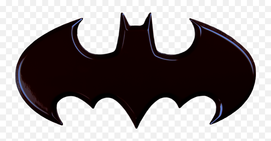 Batman Logo Hue Circle Glitter Sticker By Mrmwsk - Black And White Batman Logo Printable Emoji,Batting Eyes Emoji