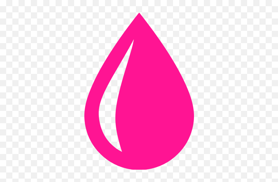 Deep Pink Water Icon - Free Deep Pink Water Icons Transparent Pink Water Drop Png Emoji,Facebook Water Drop Emoticon