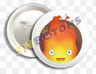 Botons - Bottons Studio Ghibli Calcifer Emoji,Ghibli Emojis
