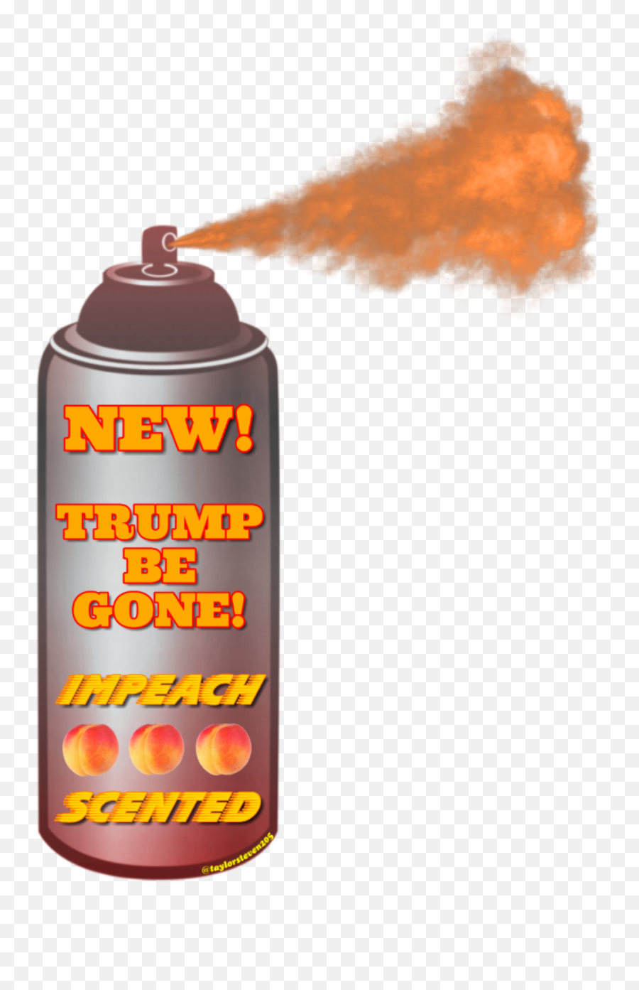 Donald President Spray Sticker - Explosive Weapon Emoji,Impeach Emoji