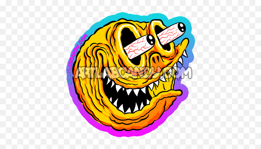 Stickers U2013 Tagged Pop Culture U2013 Art Lab Candy Emoji,Why Pacman Emoticon Died