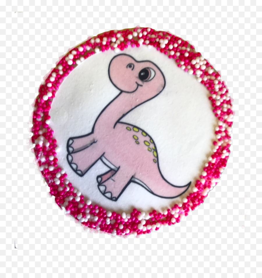 Dinosaur Sugar Cookies With Nonpareils Emoji,Emoji Themed Bat Mitzvah