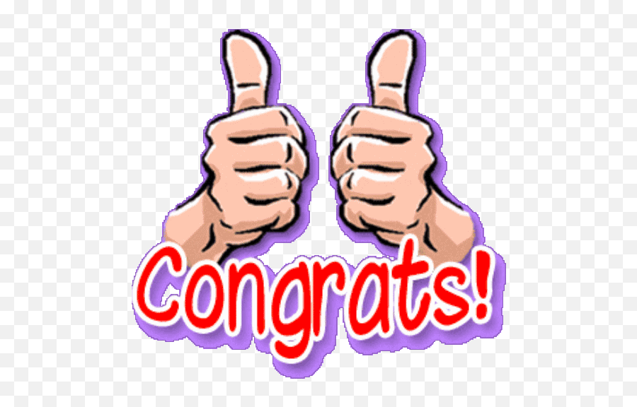Congratulations Images Congrats - Congratulations Thumbs Up Emoji,Emoji Nation Respuestas