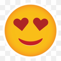 Phone Emoji Sticker In Love,Outline Heart Emoji