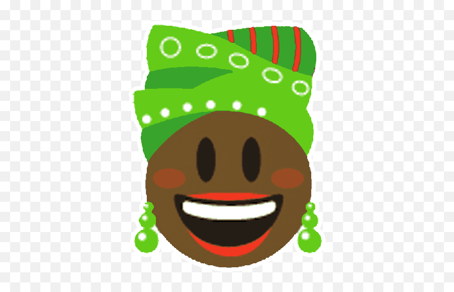 African Emoji 1 By Marcossoft - Sticker Maker For Whatsapp,Squiggly Eye Emoji
