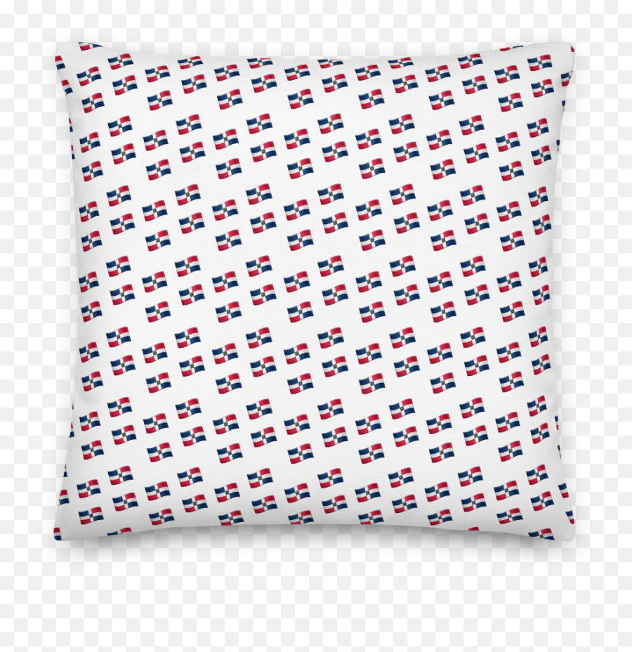 All - Over Emoji República Dominicana Flag Premium Pillow,Luxury Emoji All - Over Emoji República Dominicana Flag Premium Pillow,Luxury Emoji