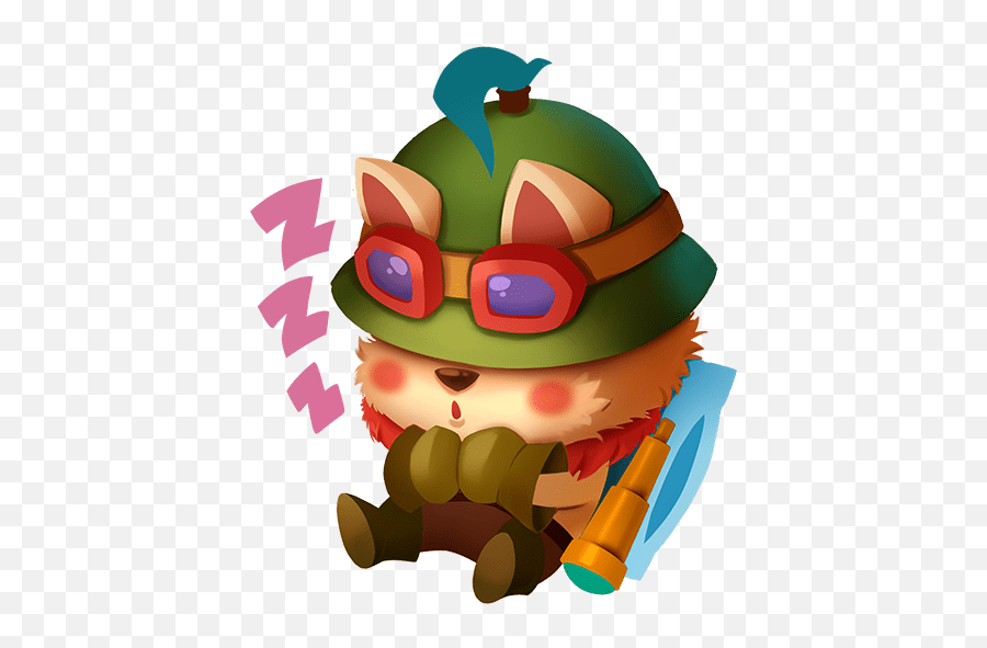 Sticker Teemo - Fictional Character Emoji,Teemo Emoji