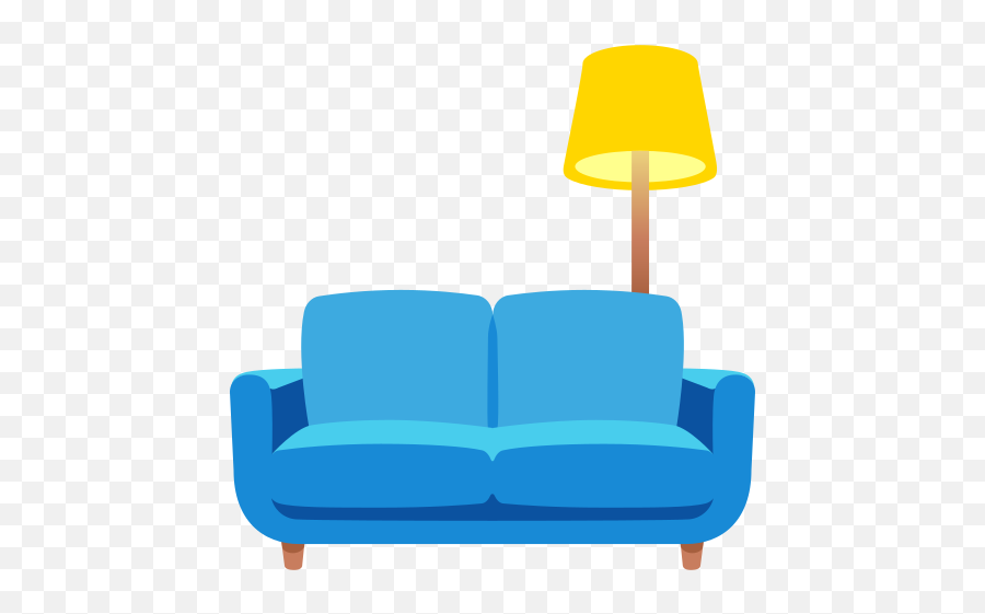 Couch And Lamp Emoji,Lightbulb Emoji