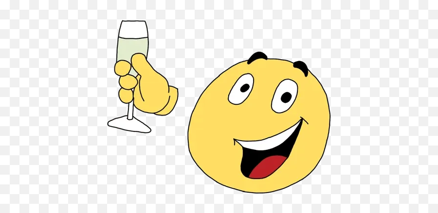 Basic Emoji Packu201d Stickers Set For Telegram - Wine Glass,Wine Glass Emoticon