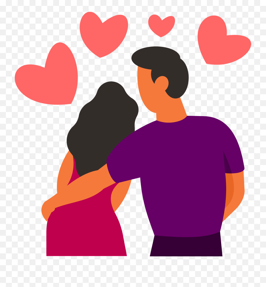 Couple In Love Clipart Free Download Transparent Png - Couple In Love Clipart Emoji,Sexual Emoji Free