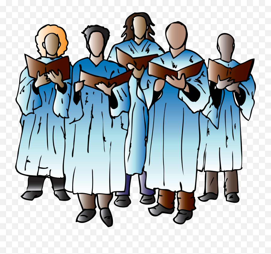 African American Choir Clipart Kid 3 - Church Choir Clipart Png Emoji,African American Emoji