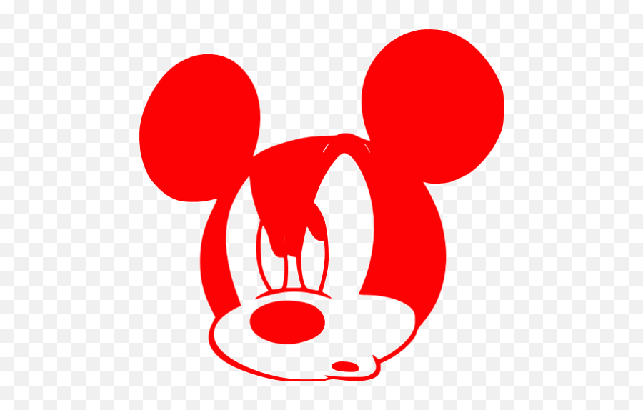Mickey Mouse App Icons - Mickey Mouse Red Emoji,Minnie Mouse Emoji For Iphone