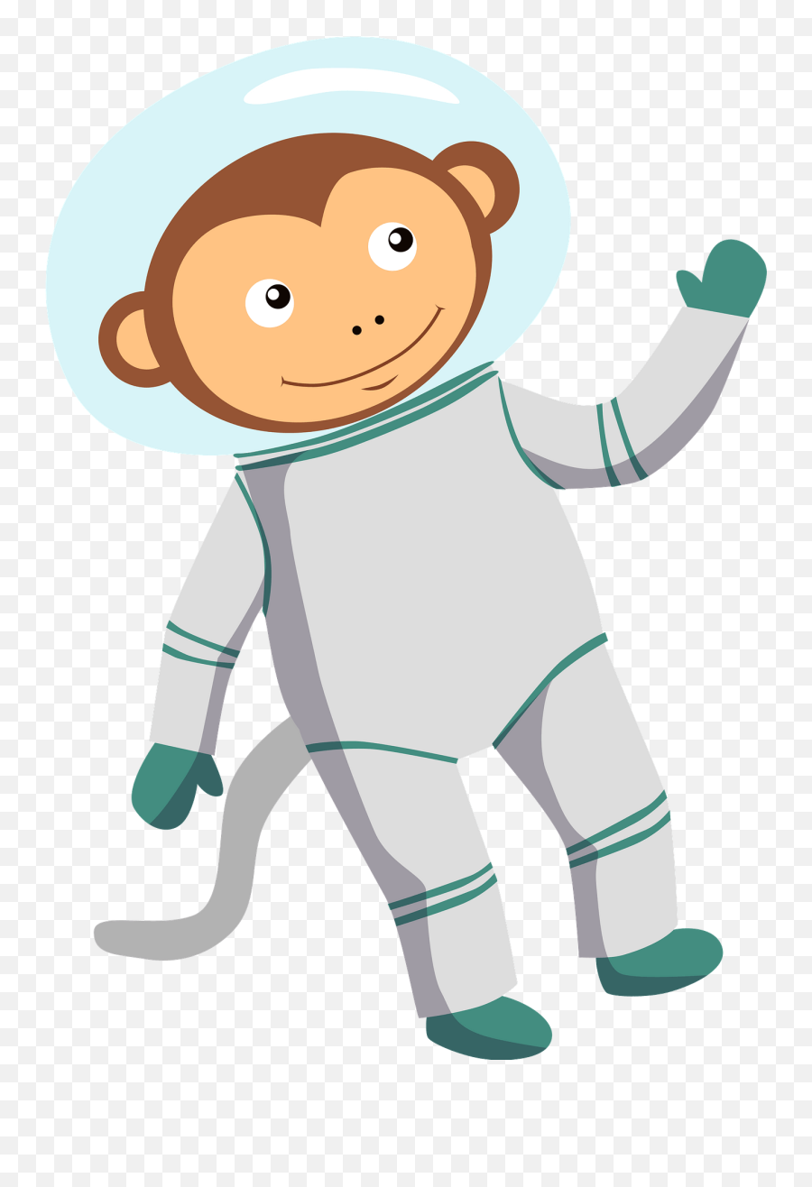 Monkey In Space Clipart Free Download Transparent Png - Clip Art Monkey In Space Emoji,Space Man Emoji