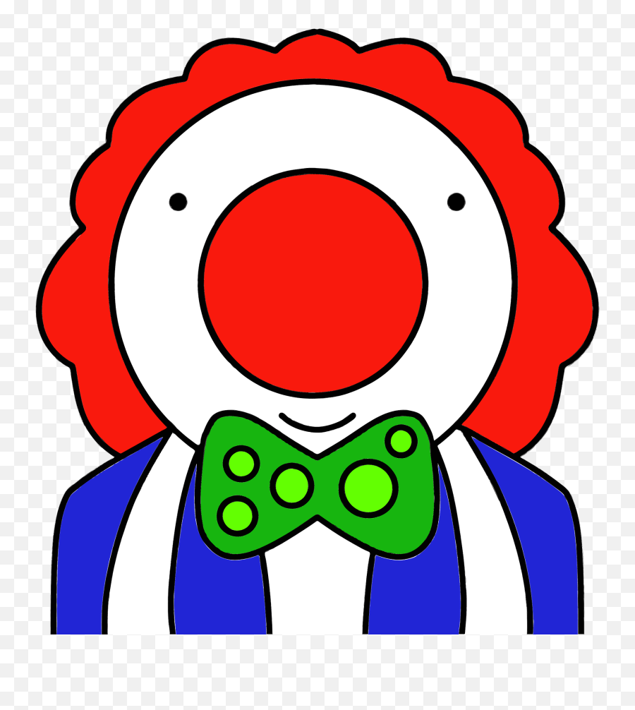 Clown Clipart Free Download Transparent Png Creazilla - Dot Emoji,Cute Clown Emoji