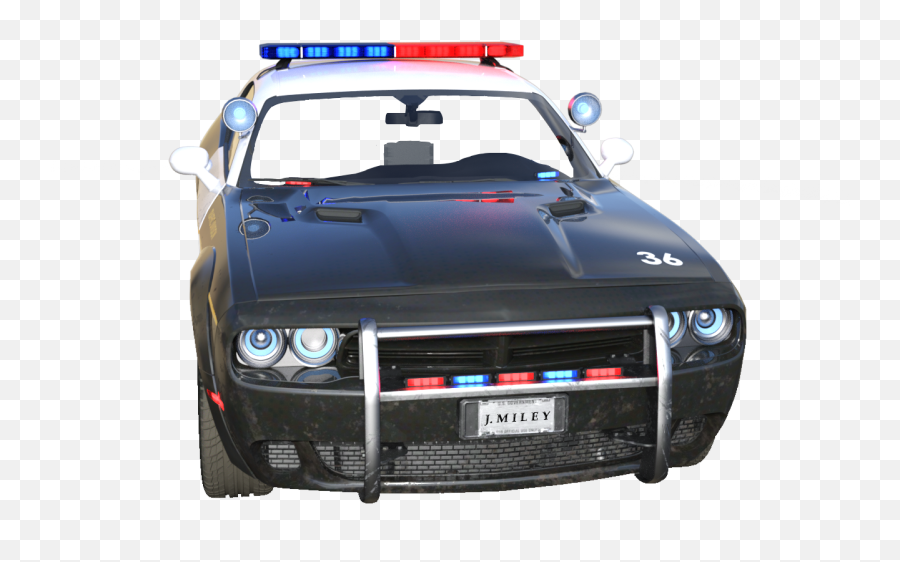 Cop Car Straight On - Automotive Paint Emoji,Cops Chasing Car Emoji