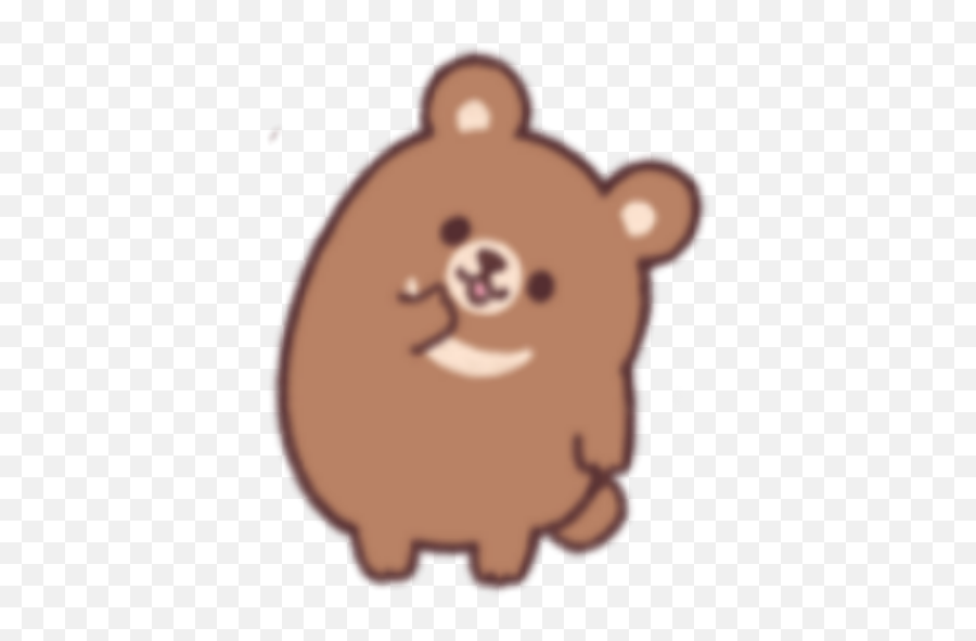 Cute Soft Baby Bear Messy Edits Uwu Sticker By - Happy Emoji,Baby Bear Emoji