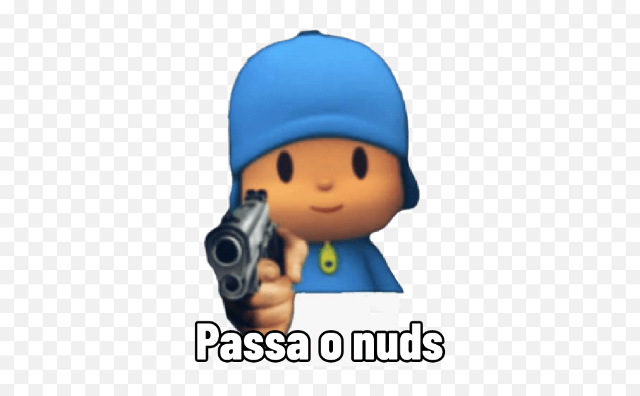 Pocoyo Safado - Memes Para Stickers Safados Emoji,Gun Emoji Whatsapp