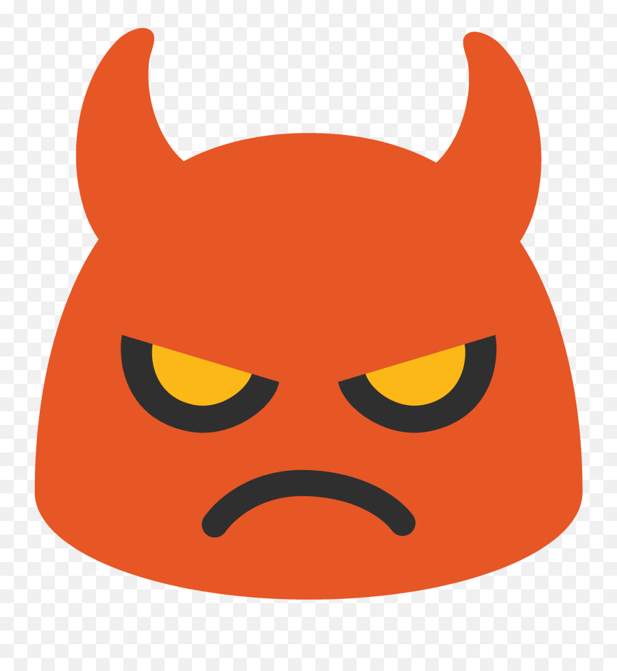 Android Devil Emoji Png Image With No - Red Devil Emoji Transparent,Devil Emoji