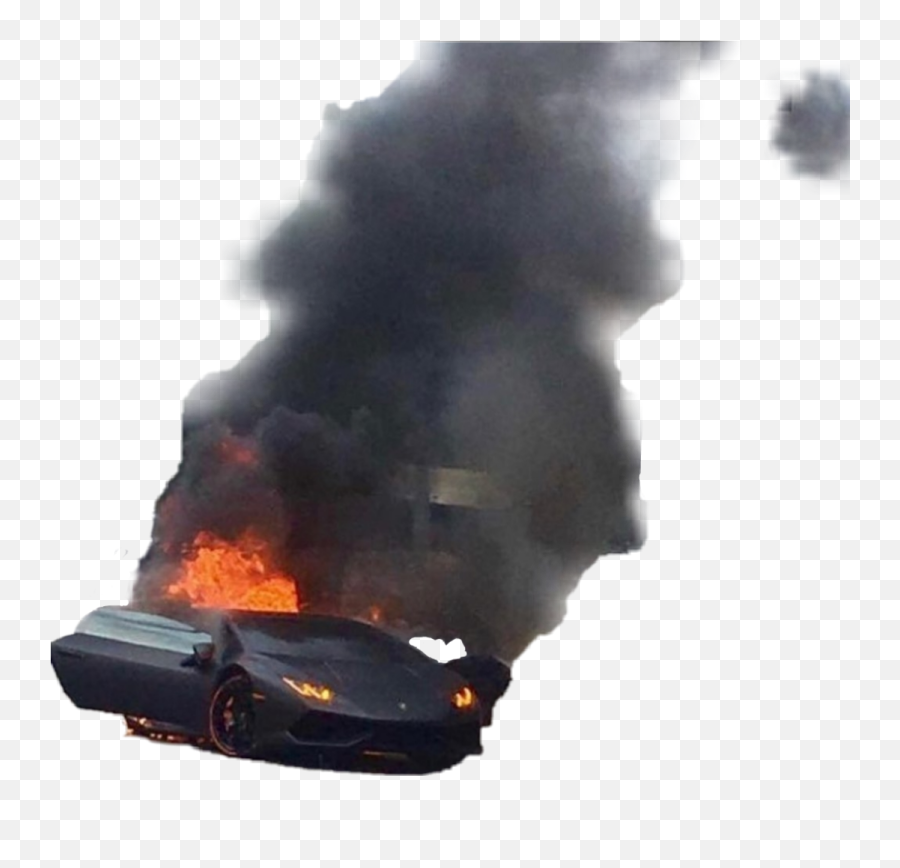 The Most Edited - Lamborghini Crashed On Fire Emoji,Car Accident Emoji