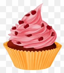 Lady Clipart Cupcake Lady Cupcake Transparent Free For Emoji,Cupcake Emoji Pillow