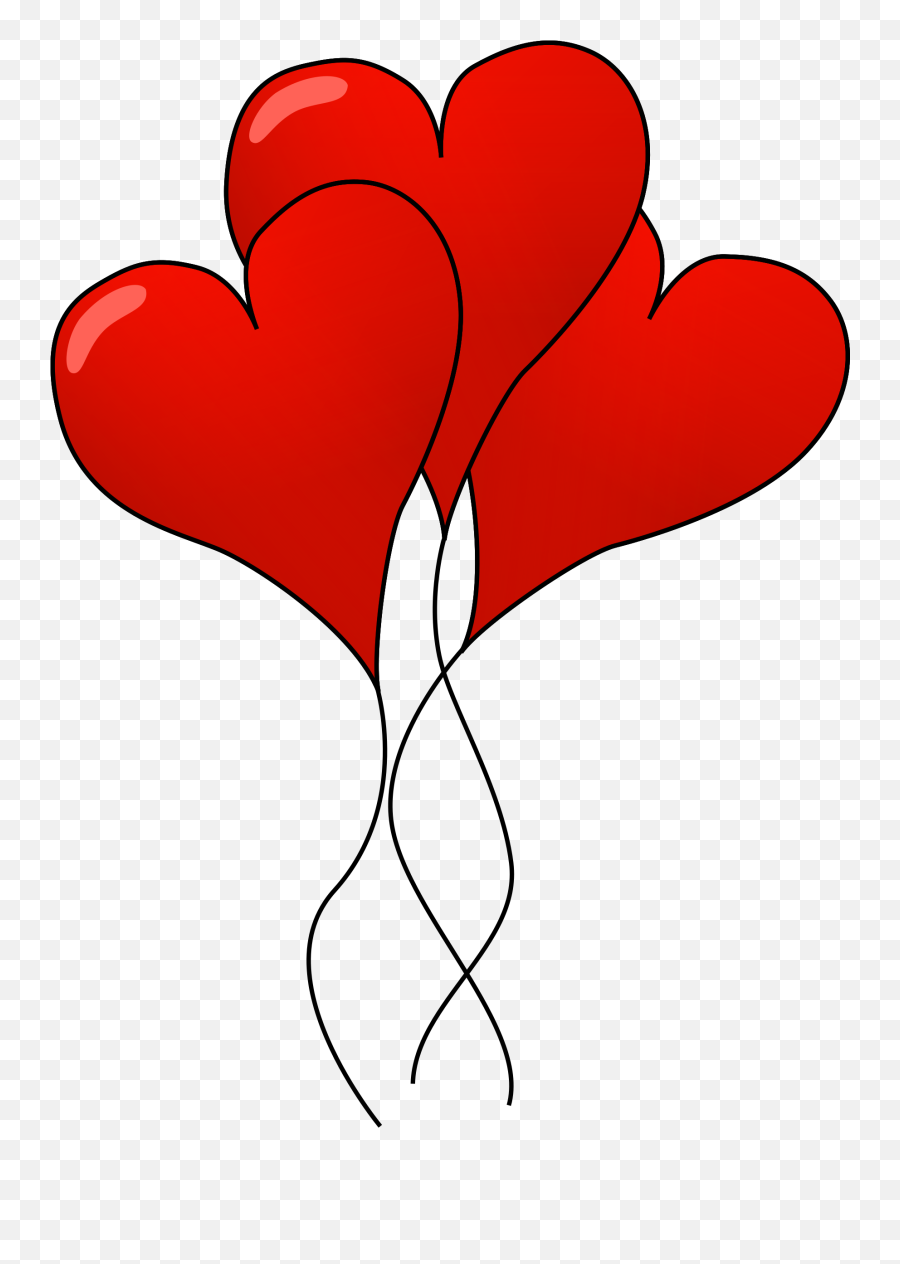Ballon Clipart Heart Ballon Heart Transparent Free For - Heart Balloon Clipart Emoji,Emoji Heart Balloons