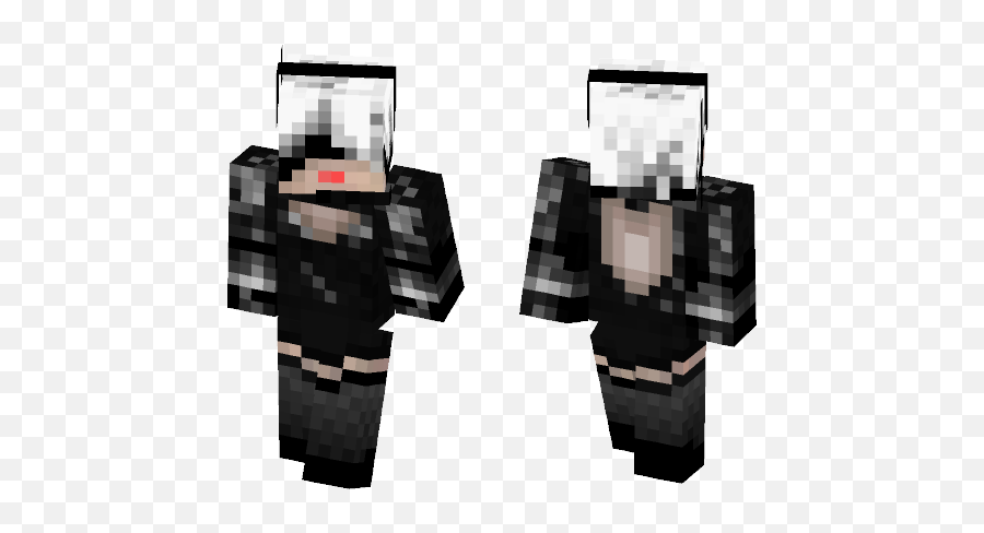 Automata - Minecraft Hollow Knight Skin Emoji,Nier Automata Emoji