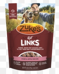 Zukeu0027s Lilu0027 Links Pork U0026 Apple Recipe Dog Treats 6 Oz - Zukes Dog Treats Emoji,Cat Dog Horse Earth Emoji