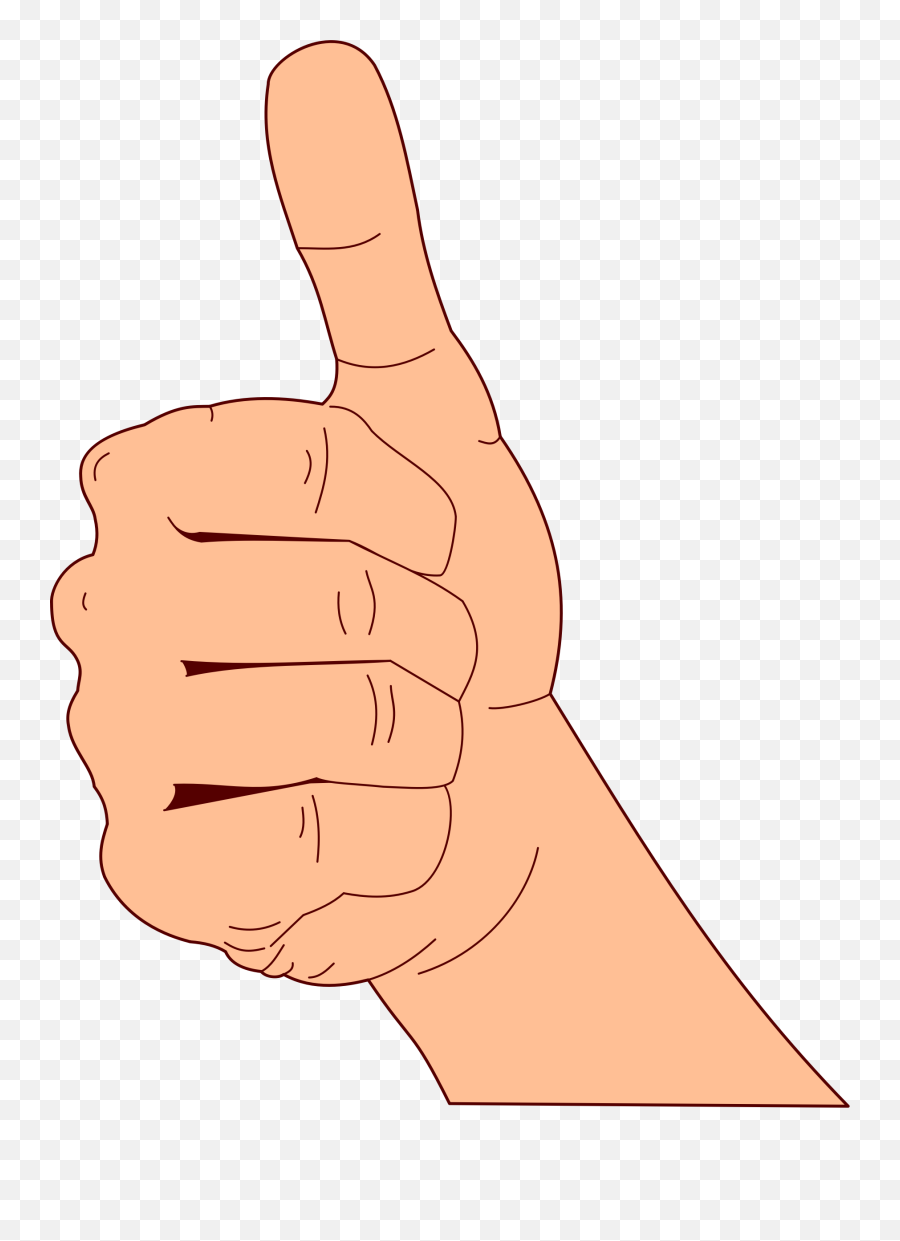 Thumbu0027s Up Gesture Clipart Free Download Transparent Png - Sign Language Thumbs Up Emoji,Shaka Emoji