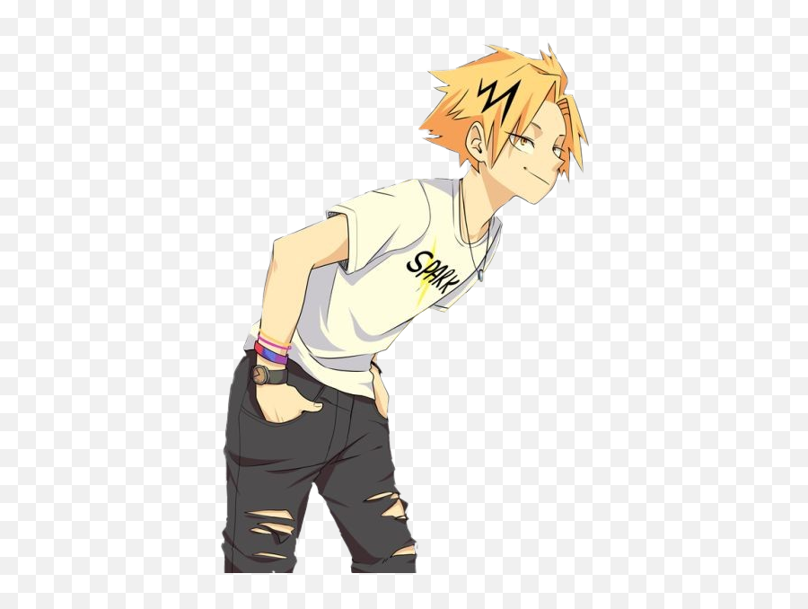 My Hero Academia Manga Anime Characters - Denki Kaminari Fanart Emoji,Caracthers Witrhout Emotions Bnha